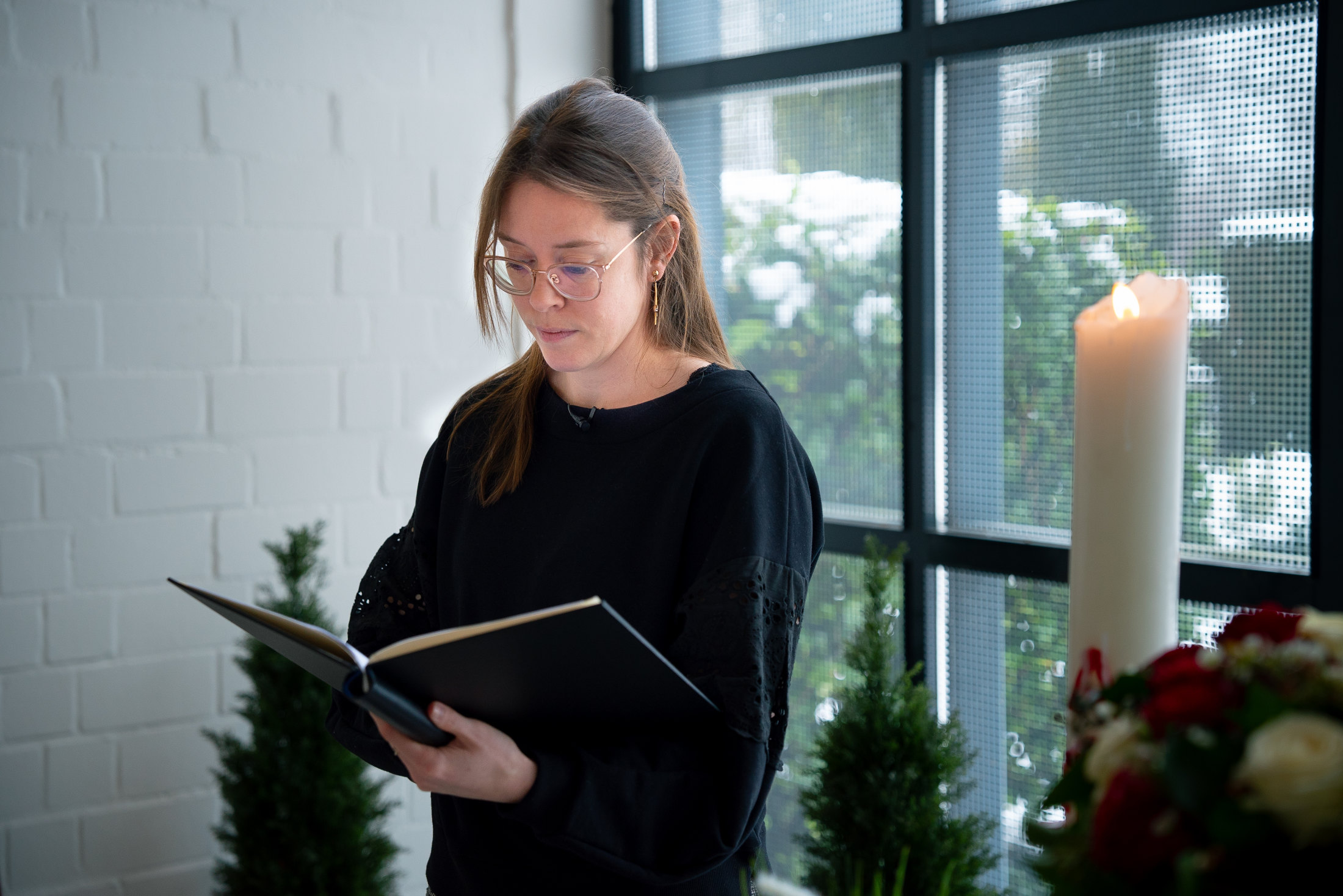 Trauerrednerin - Trauerrede in Friedhofskapelle